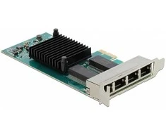 Delock PCI Express x1 Netzwerkkarte Gigabit LAN 4 x RJ45 i350