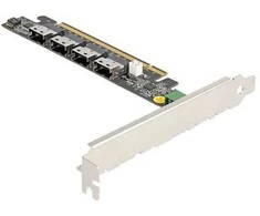 Delock PCI Express x16 Karte zu 4 x intern SFF-8654 4i NVMe - Bifurcation