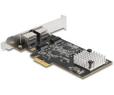 DeLock PCI Express x2 Karte zu 2 x RJ45