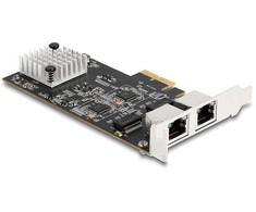 DeLock PCI Express x2 Karte zu 2 x RJ45
