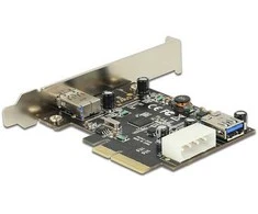 Delock PCI Express x4 Karte > 1 x extern + 1 x intern SuperSpeed USB 10 Gbps (USB 3.1 Gen 2) Typ A Buchse