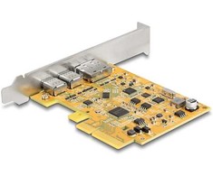 „Controller Delock DeLOCK PCIe x4“ plokštė, skirta 1x išoriniam USB-C 10 Gbit/s prievadui + 1x išoriniam USB-C DP Alt Mode, USB valdiklis