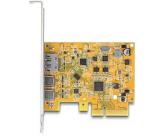 „Controller Delock DeLOCK PCIe x4“ plokštė, skirta 1x išoriniam USB-C 10 Gbit/s prievadui + 1x išoriniam USB-C DP Alt Mode, USB valdiklis