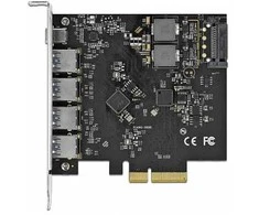 Delock PCI Express x4 kortelė su 1 x USB Type-C + 4 x USB Typ-A prievadais – itin greitas USB 10 Gbps