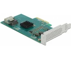 Delock 89051 - PCIe - SATA - žemo profilio - 6 Gbit/s - 0,1,10,JBOD - 0 - 50 °C