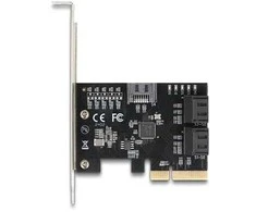 Delock PCI Express x4 Karte zu 5 Port SATA Kontroller - Low Profile Formfaktor