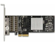 Delock PCI Express x4 Netzwerkkarte Gigabit LAN 4 x RJ45 i350