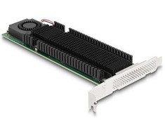 Delock PCI Express x8 Karte zu 2 x intern NVMe M.2 Key M mit RAID - Low Profile Formfaktor