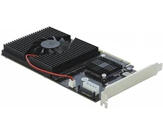 Delock 90409 - PCIe - M.2 - PCIe 3.0 - Juodas - Active - 1 fan(s)
