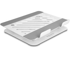 Delock Podstawka pod Planšetė i Notebook regulowana aluminiowa - 360° obrotowa (18455)