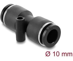 Delock Pneumatik Steckverbinder 10 mm mit Befestigungsloch gerade