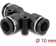 Delock Pneumatik Steckverbinder 10 mm mit zwei Befestigungslöchern T-Form