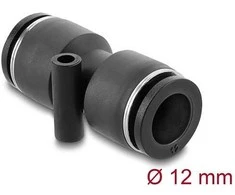 Delock Pneumatik Steckverbinder 12 mm mit Befestigungsloch gerade