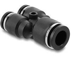 Delock Pneumatik Steckverbinder 2 x 8 mm zu 1 x 10 mm mit Befestigungsloch Y-Form
