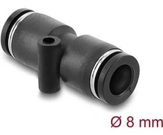 Delock Pneumatik Steckverbinder 8 mm mit Befestigungsloch gerade