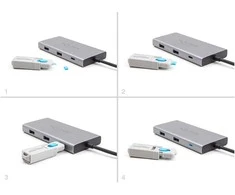 Delock Port Blocker für USB Type-C™ Buchse 10 Stück