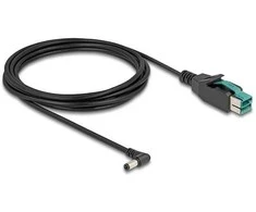 Delock PoweredUSB Kabelis Stecker 12 V zu DC 5,5 x 2,5 mm Stecker gewinkelt 3 m