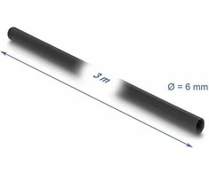 Delock PVC Isolierschlauch 3 m x 6 mm juodas