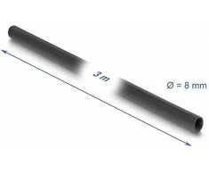Delock PVC Isolierschlauch 3 m x 8 mm juodas