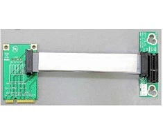 Delock Mini PCI Express/PCI Express - PCIe - Juodas,Žalias - 0.09 m - Wired - Mini PCI Express