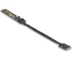 Delock Riser Karte NVMe M.2 Key A+E Stecker zu Key M Slot mit 20 cm Kabelis