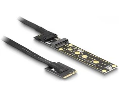 Delock Riser Karte NVMe M.2 Key A+E Stecker zu Key M Slot mit 20 cm Kabelis