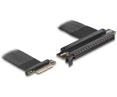 Delock Riser Karte PCI Express 3.0 x4 Stecker zu x16 Slot mit Kabelis 30 cm
