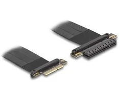 Delock Riser Karte PCI Express 3.0 x4 Stecker zu x8 Slot mit Kabelis 30 cm