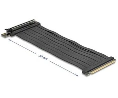 Delock Riser Karte PCI Express 5.0 x16 Stecker zu x16 Slot mit Kabelis 30 cm
