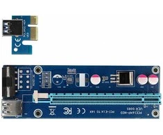 Delock Riser Karte PCI Express x1 zu x16 mit 60 cm USB Kabelis
