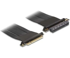 Delock Riser Karte PCI Express x8 Stecker zu x8 Slot mit Kabelis 60 cm