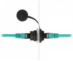 DeLock RJ45 Cat.6 Einbaubuchse mit Staubschutzkappe