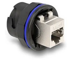 Delock RJ45 Cat.6A Einbaubuchse / Kupplung juodas