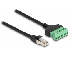 Delock DELOCK RJ45 Kabelis Cat.6 St > Terminalblock Adapteris 30cm 2tlg