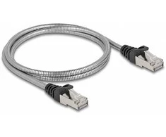 Delock RJ45 Kabelis Cat.6A U/FTP mit Metallmantel 1 m
