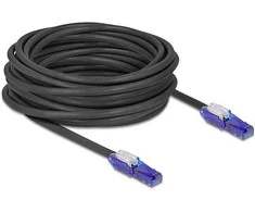 Delock RJ45 Netzwerkkabel Cat.6 UTP mit 180° winkelbaren Steckern juodas 10 m