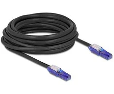 Delock RJ45 Netzwerkkabel Cat.6 UTP mit 180° winkelbaren Steckern juodas 7,5 m