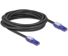 Delock RJ45 Netzwerkkabel Cat.6 UTP mit 180° winkelbaren Steckern juodas 5 m