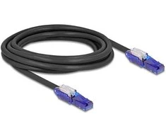 Delock RJ45 Netzwerkkabel Cat.6 UTP mit 180° winkelbaren Steckern juodas 3 m