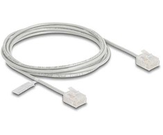 Delock Kabelis krosowy Ultra cienki Cat.6 UTP 2 m Pilka (80759)
