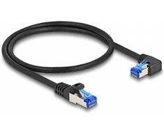 DeLOCK 80221 kabelis sieciowy Juodas 0,5 m Cat6a S/FTP (S-STP)