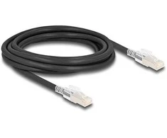 Delock RJ45 Netzwerkkabel Cat.6A S/FTP mit Secure Clips Set 3 m juodas