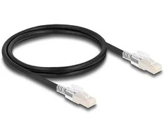Delock RJ45 Netzwerkkabel Cat.6A S/FTP mit Secure Clips Set 1 m juodas