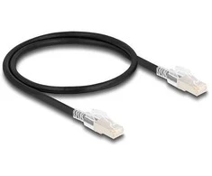 Delock RJ45 Netzwerkkabel Cat.6A S/FTP mit Secure Clips Set 0,5 m juodas