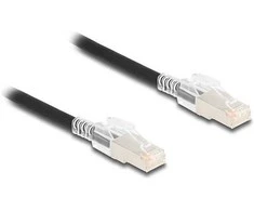 Delock RJ45 Netzwerkkabel Cat.6A S/FTP mit Secure Clips Set 5 m juodas