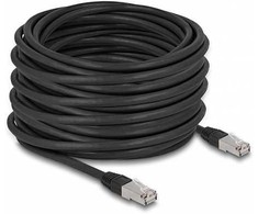 Delock Kabelis sieciowy RJ45 Cat.6A S/FTP 20 m Juodas (80132)