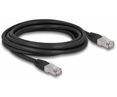 Delock RJ45 Netzwerkkabel Cat.6A S/FTP PE Outdoor 3 m juodas