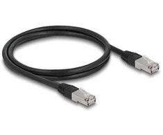 Delock RJ45 Netzwerkkabel Cat.6A S/FTP PE Outdoor 1 m juodas
