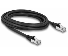 Delock RJ45 Netzwerkkabel Cat.6A S/FTP PUR Outdoor 3 m juodas