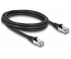 Delock RJ45 Netzwerkkabel Cat.6A S/FTP PUR Outdoor 2 m juodas
